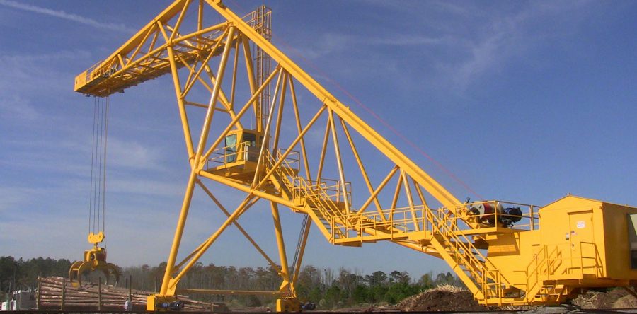 FULGHUM 125ft RADIAL LOG CRANE