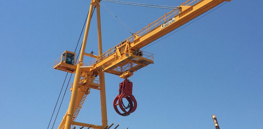 FULGHUM 155ft (45T) RADIAL LOG CRANE