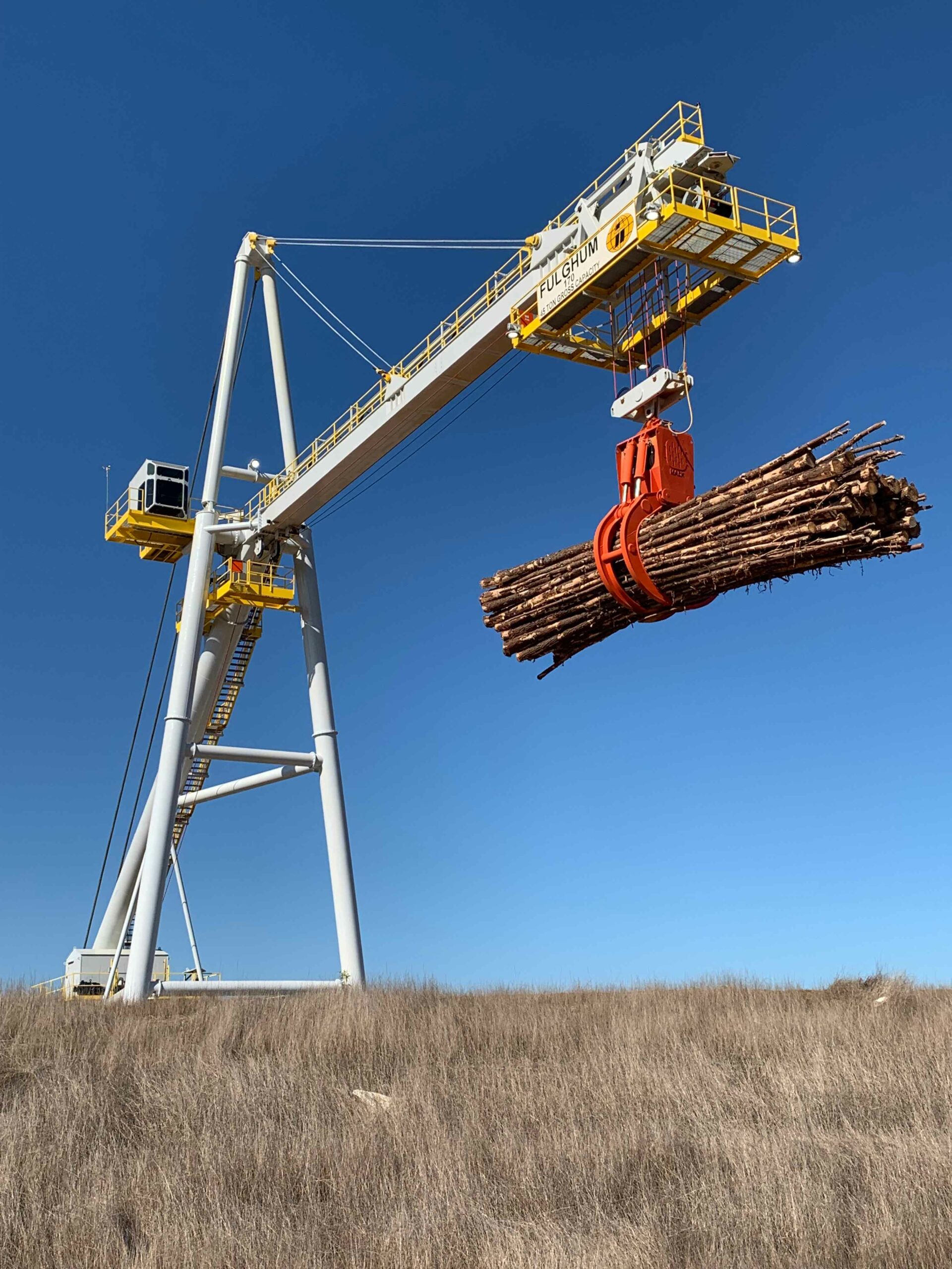 Fulghum Announces Commission of 170' 45-Ton Log Crane For Mission ...